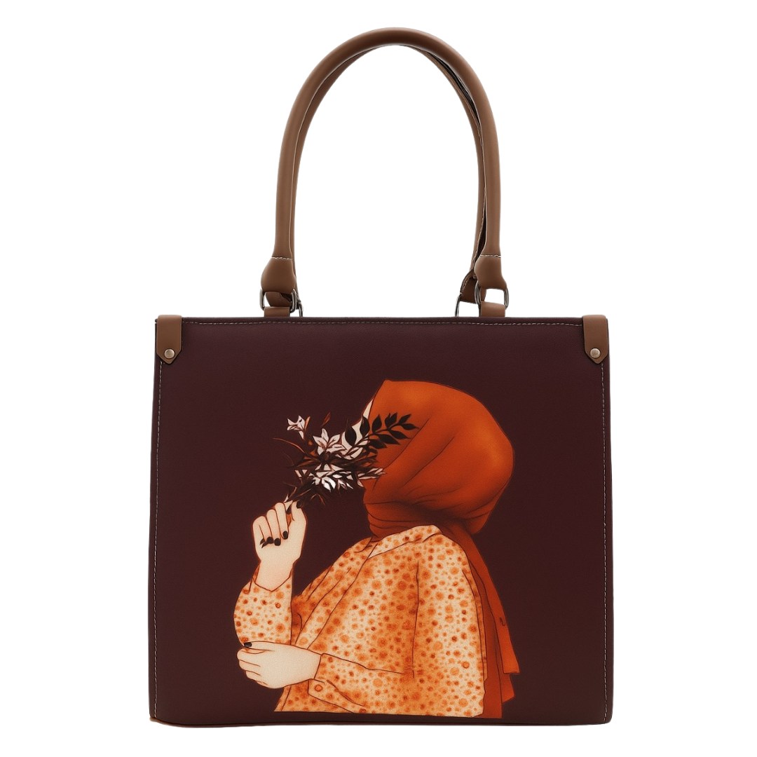 Hijab Girl Tote Bag HGB-002-MRN