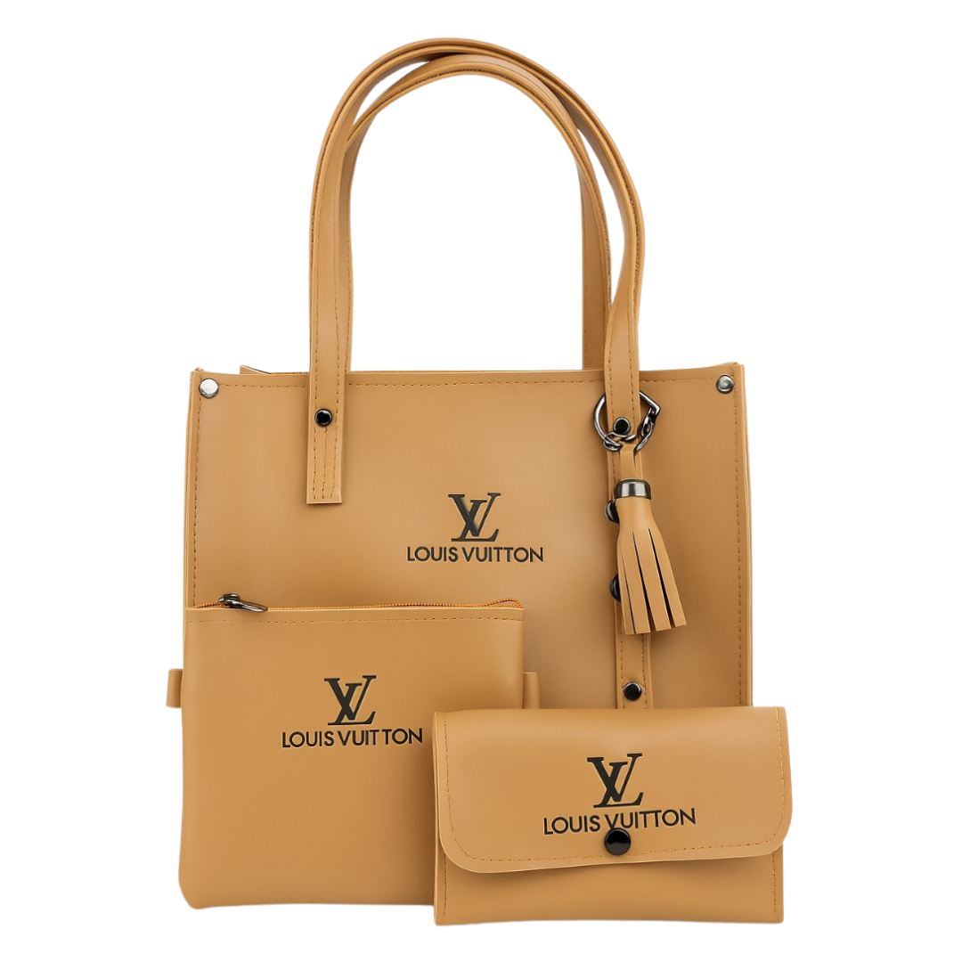 Luxury LV 3pc Handbag LVH-022-BRN