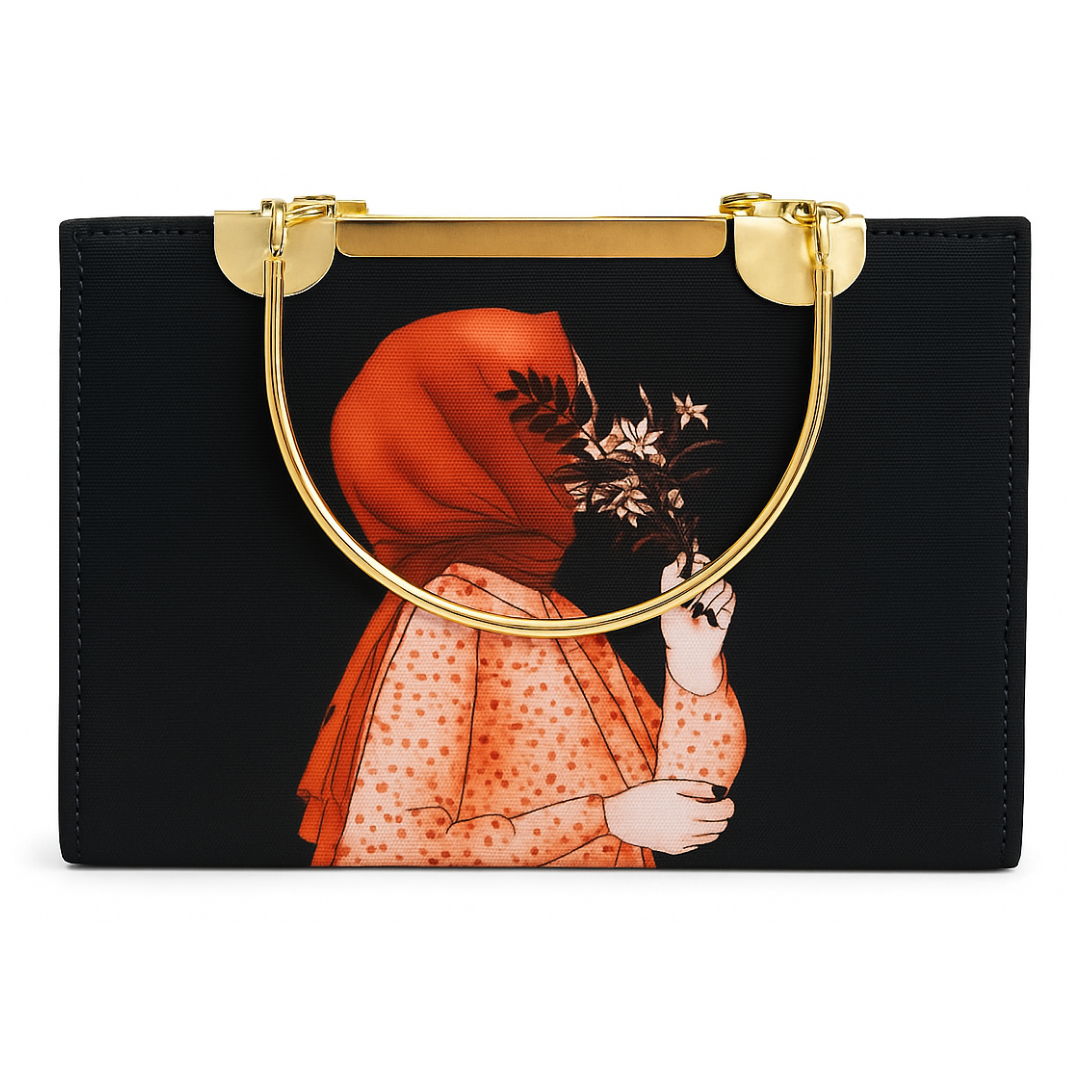 Stylish Hijab Girl Handbag SHG-033-BLK