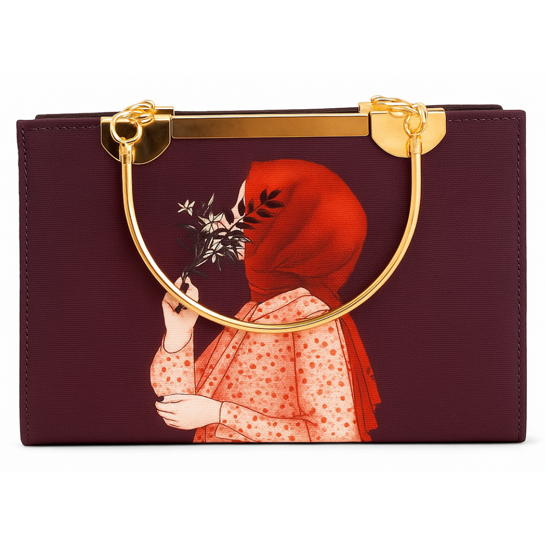 Stylish Hijab Girl Handbag SHG-034-MRN