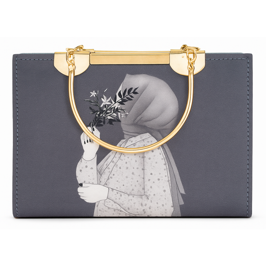 Stylish Hijab Girl Handbag SHG-035-GRY