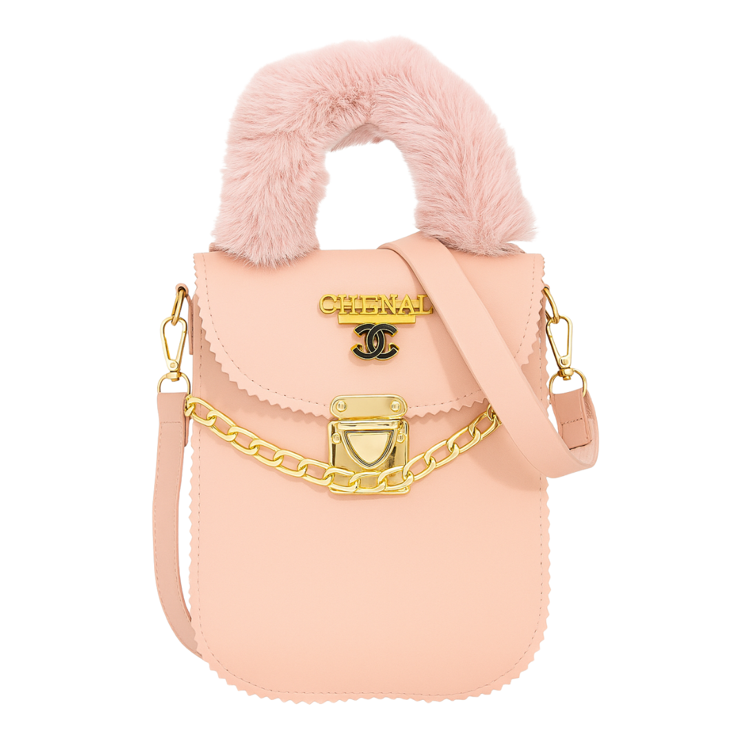 Velvet Charm Mini Sling cross body bag VCC-027-PNK